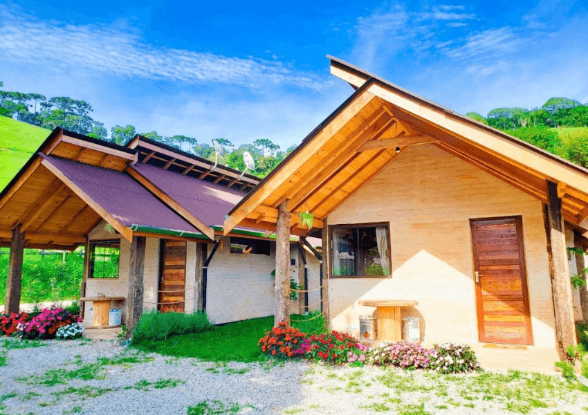 Chalés românticos em Santo Antônio do Pinhal - São Paulo