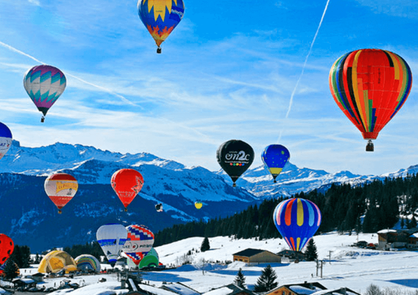 5 Lugares maravilhosos para um passeio de Balão