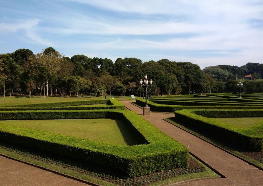 Jardim Botânico de Curitiba no Paraná