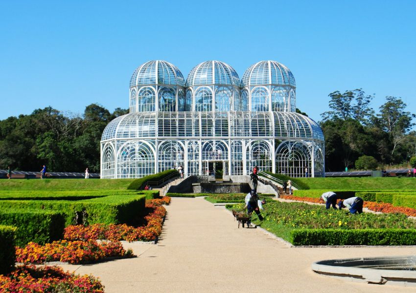 Jardim Botânico de Curitiba no Paraná