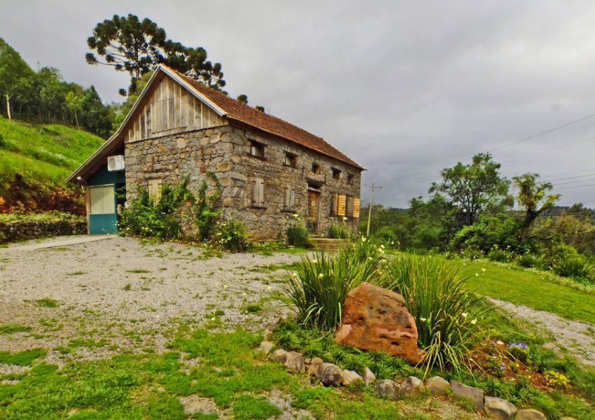 Caminho das pedras em bento gonçalves no Sul do Brasil