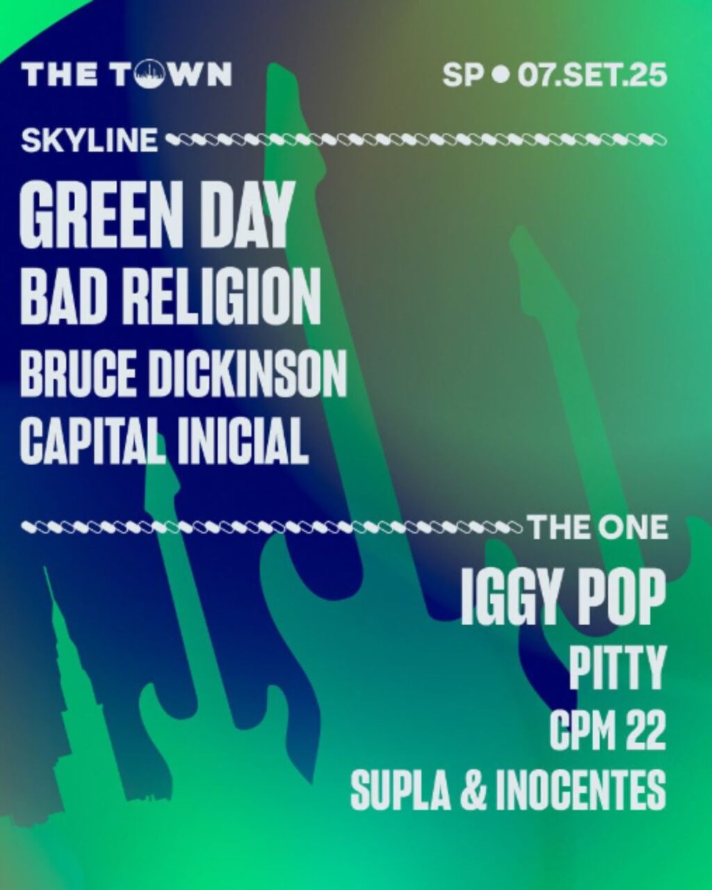 Bad Religion substitui Sex Pistols, show no The Town