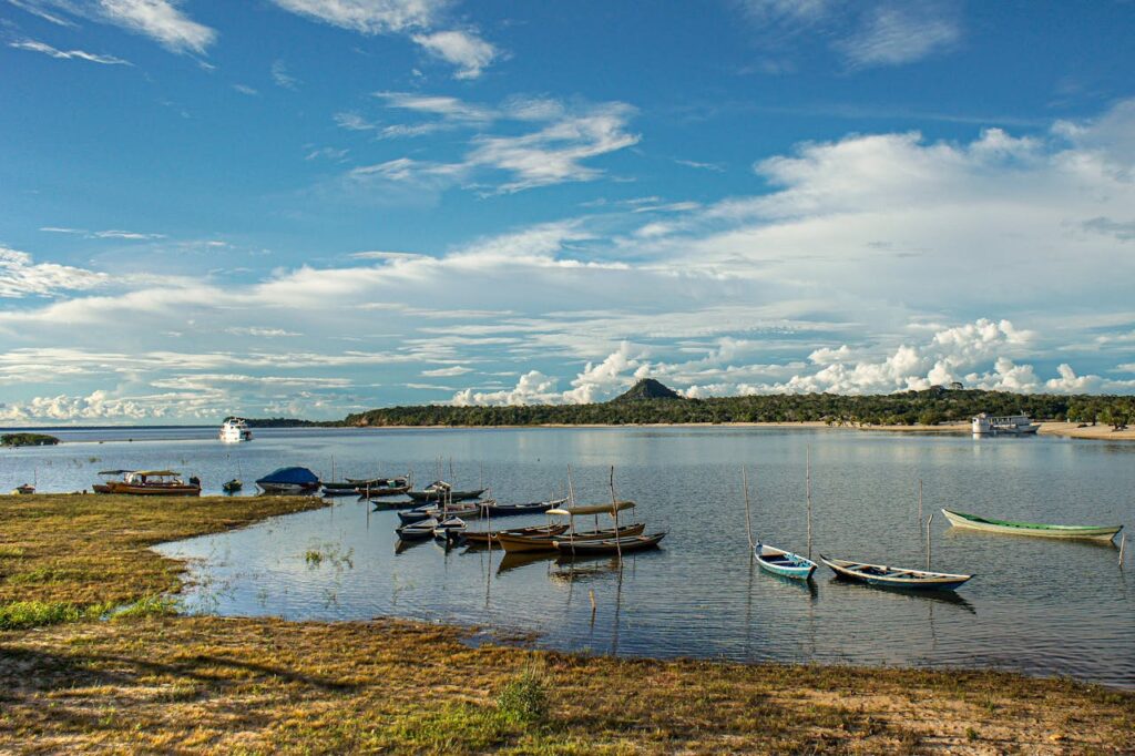 Ilha do amor em Santarém, Brasil