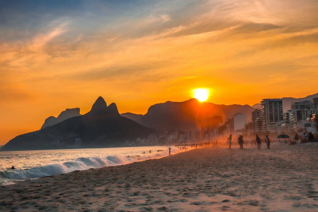 Ipanema a praia do Rio de Janeiro