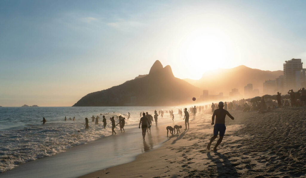 Ipanema a praia do Rio de Janeiro